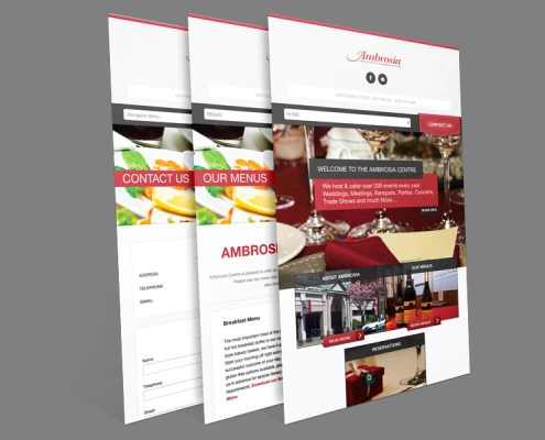 Ambrosia Centre website - Eric Nsiah Designs Victoria, BC
