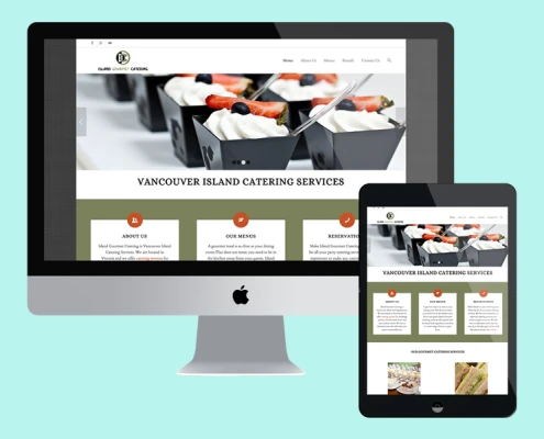 Island Gourmet Catering Website - Eric Nsiah Designs
