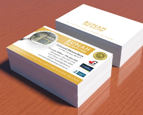 Bunah Home Inspections Business Cards by Eric Nsiah Designs