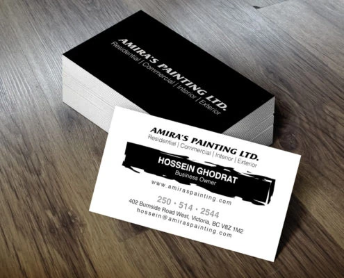 Amira's Painting Business Card