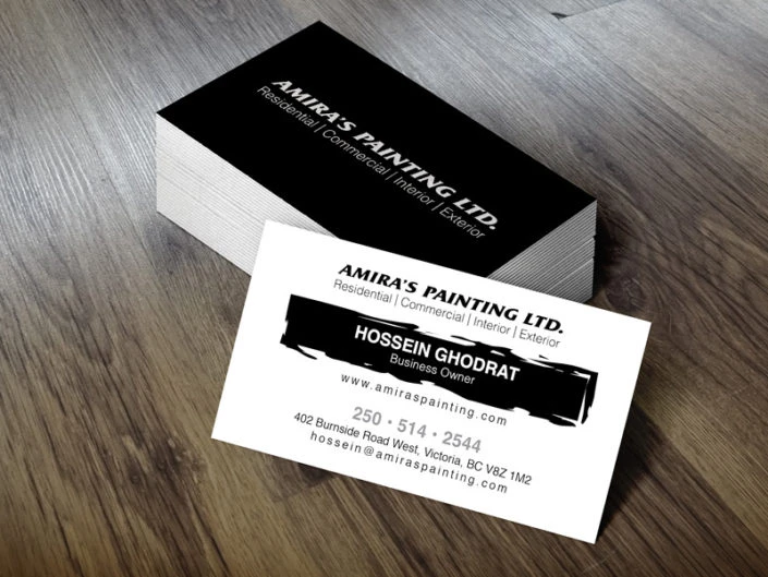 Amira's Painting Business Card