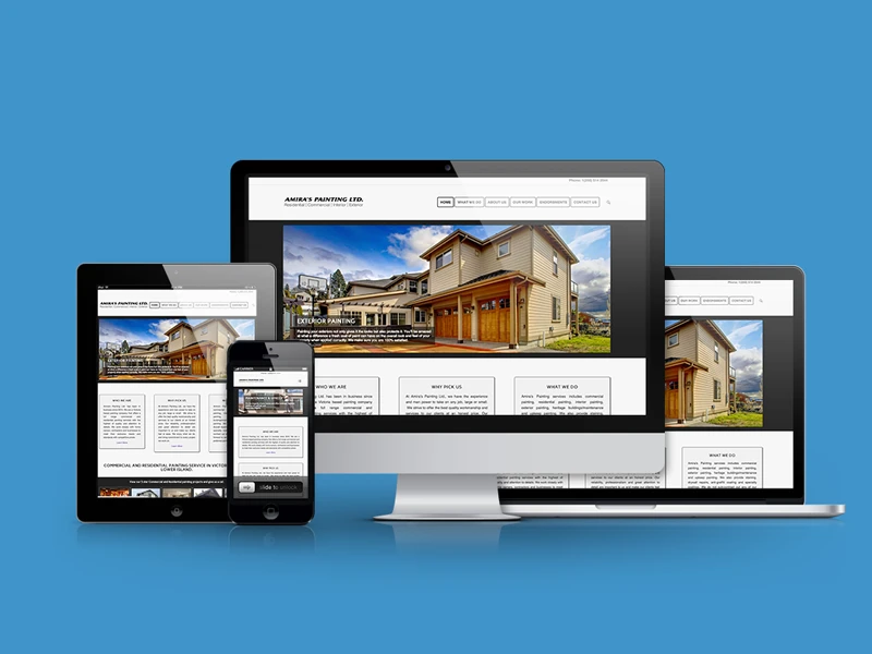 Amira's Painting Ltd. Website by Eric Nsiah Designs