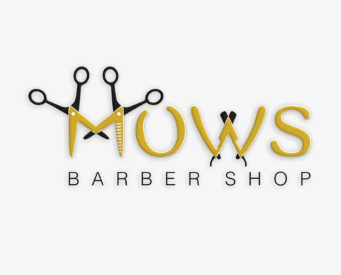 Mows Barbershop Logo