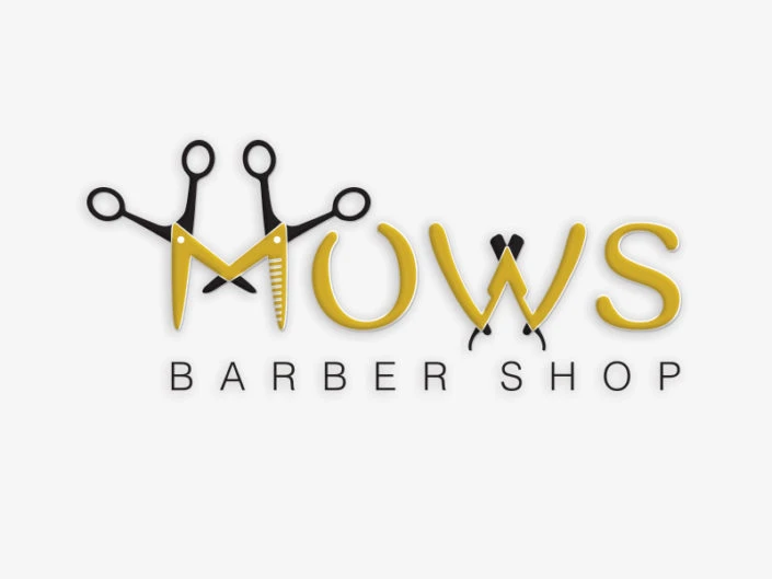 Mows Barbershop Logo