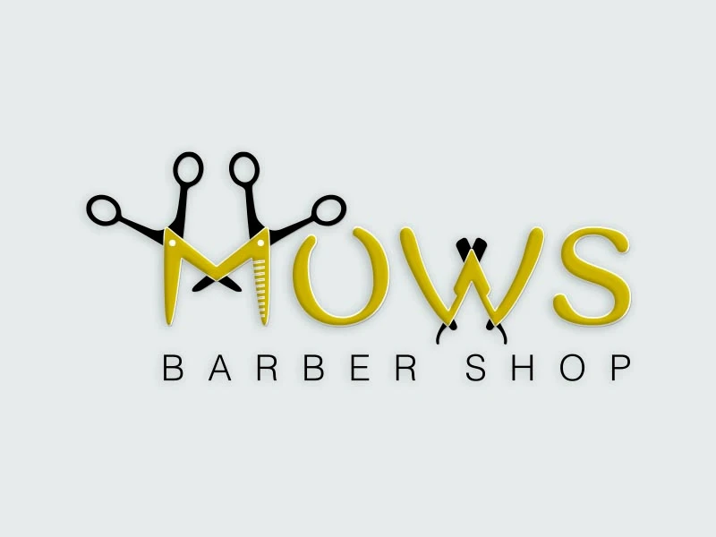 MOWS Barber Shop Logo – Designed by Eric Nsiah Designs